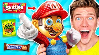 Best of Food Art Challenges!! *MUST SEE* How To Make The Best Super Mario Bros & Roblox vs Minecraft