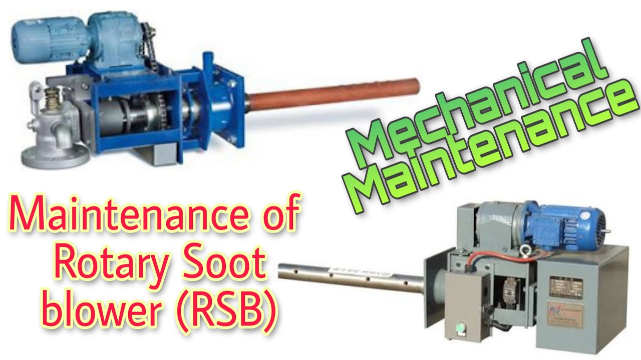 Maintenance Of Rotary Soot Blower (RSB) HP Boiler Power Plant - YouTube