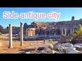 Side ancient city Side antike Stadt Temple of Apollo Tempel von Apollo Amphitheatre Amphitheater