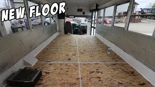 Adventure Bus Build Pt 2 - Building a New, Insulated Floor! Adventure Bus Build Pt 2 - Building a New, Insulated Floor!