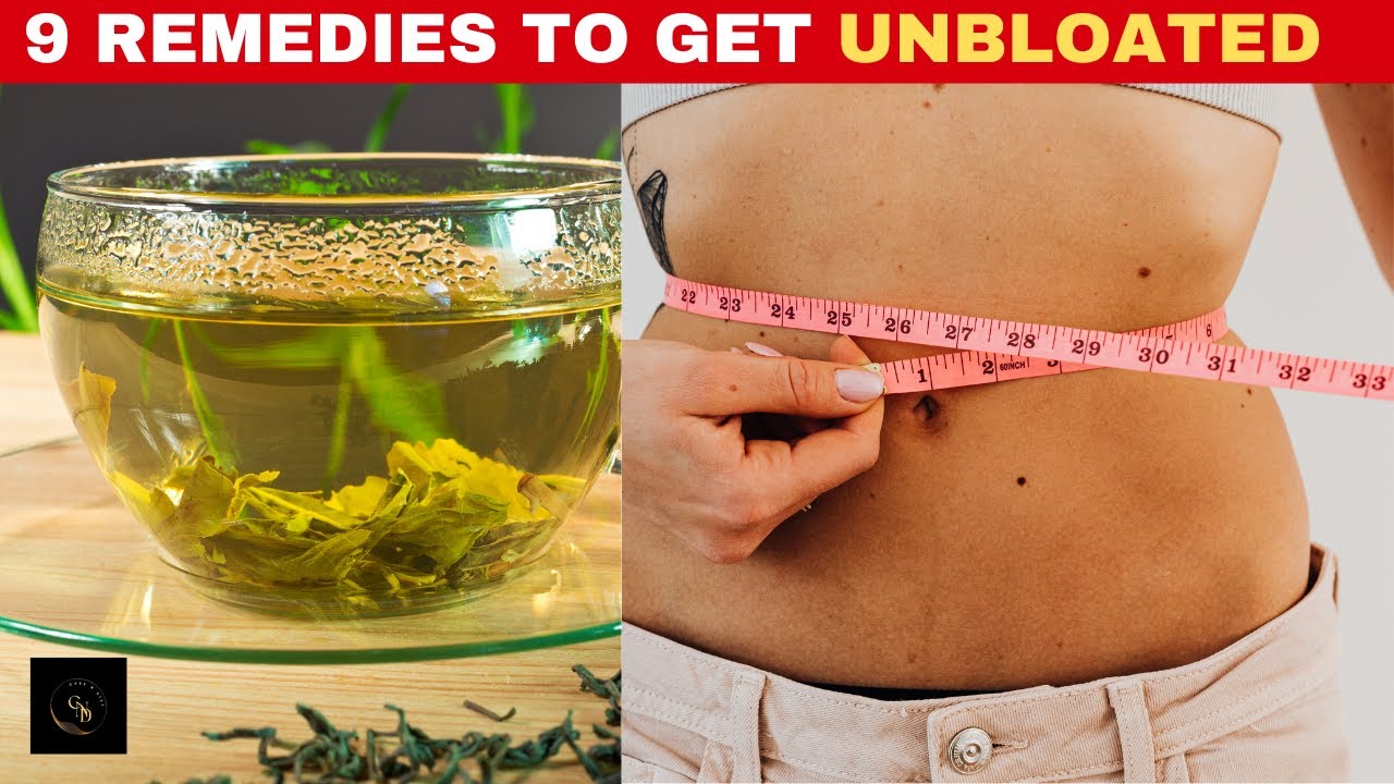 How To Get Unbloated : 9 Remedies | CARENDIET - YouTube