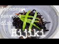 How to make simmered Hijiki seaweed by kurumicooks authentic easy tasty healthy Japanese cooking