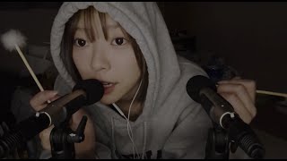 [ASMR]耳かきしながら囁き雑談