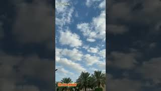 Cirrus Clouds / View From Jeddah / #shorts / @limanoscreativesbymarynorma