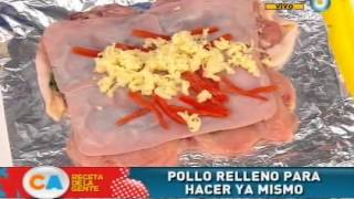 Pollo relleno, la receta de la gente (Parte 2)