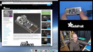 Feather M0 Express loading CircuitPython & Arduino flash access with Tony D!