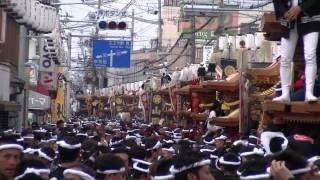 「鳳の祭」2012年9月23日 試験曳き2-1《HD1080p》Danjiri festival of Otori Sakai City