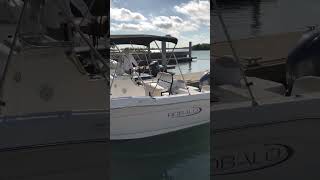 2018 Robalo R180 At the boat ramp