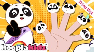 Gia đình ngón tay gấu trúc | Panda Finger Family | Bài Hát Thiếu Nhi | HooplaKidz Tiếng Việt