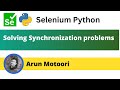 Solving Synchronization problems in Selenium Python (Selenium Python)