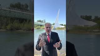 David Fennell for Lt. Governor answering questions at the Sundial Bridge in Redding, California