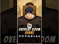 Overlay Zoom Shake Tutorial 💀😍 | Capcut Tutorial | #capcut #capcuttutorial #animeedit