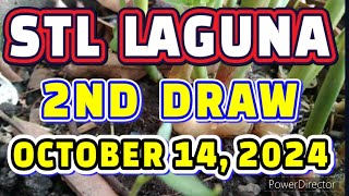 STL LAGUNA RESULT TODAY 2ND DRAW OCTOBER 14, 2024  4PM | MONDAY