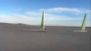 Landsailing at El Mirage New Years Day 2012