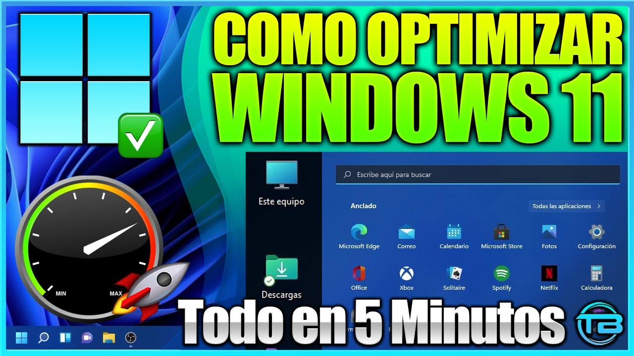 OPTIMIZAR WINDOWS 11 Al MÁXIMO 🚄 Acelerar El Rendimiento De Juegos Y ...