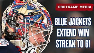 BLUE JACKETS EXTEND WIN STREAK TO 6 💥💥💥💥💥💥 | Postgame Media