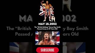 Today In Wrestling History(5/18/02) #britishbulldog Passed Away @ 39 Years Old #shorts #wweshorts