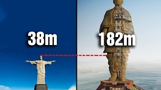 A MAIOR ESTÁTUA do mundo é ASSUSTADORA...