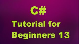 C# Tutorial for Beginners 13 - Pass by Reference , Output and params Parameter in Method