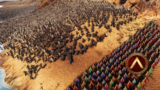 300 Super Spartans VS 5 Million Persian Invaders! - Ultimate Epic Battle Simulator 2 UEBS 2