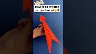 Paper Airplane That Flies Far | Origami Airplane | DIY Paper Planes #shorts
