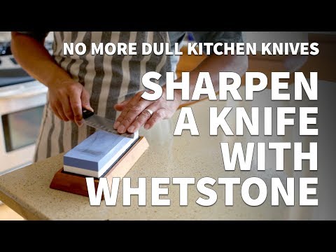 How to Sharpen a Knife with a Whetstone