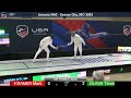 final vet 70 men s epee glass v kramer january nac kansas city mo 2025