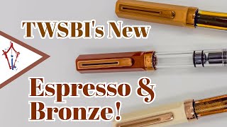 Drinks up! There's a new TWSBI in town, and it's Espresso & Bronze!