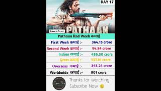 Pathan movie day 19 WORLDWIDE COLLECTION 💵💰🎥||#pathan #pathaanboxofficecollection #short#shorts