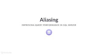SQL Tutorial: Aliasing