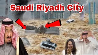 Saudi 🇸🇦 Riyadh City Big Flood KSA Big Sad News Today 😢 2022 UAE 🇦🇪 Flood Fujairah Kalba Big Flood