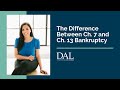 Difference Between Chapter 7 and Chapter 13 Bankruptcy