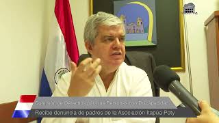 Recibe denuncia de Padres de la Asociación Itapúa Poty - 22-09-2022