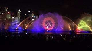 Spectra - Light and water show at Marina Bay Sands, Singapore