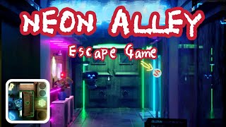 Escape game NEON ALLEY【Hiboshi Panda.Studio】 ( 攻略 /Walkthrough / 脫出)