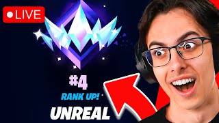 🔴LIVE! - GOING FOR #1 UNREAL RANKED | NEW FORTNITE UPDATE TODAY!!