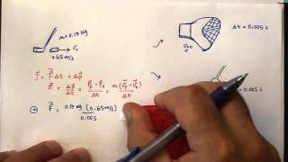 Hockey goalie -- a physics problem about the momentum-impulse theorem