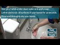 handwashing video