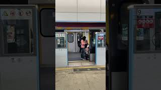 港鐵落馬洲站月台閘門開關 MTR Lok Ma Chau Station Platform Gates Open and Close