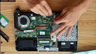 HP Pavilion Notebook  14 - abxxxx Disassembly and fan cleaning Laptop repair