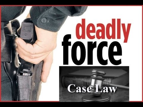 Case Law For Police Use Of Force And Deadly Force - Understanding ...