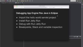 Debugging App Engine Flex Java Project in Eclipse