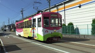 【路面電車動画】万葉線１０９　つりかけの音　デ７０７０形