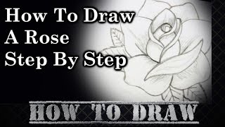 How To Draw A Rose Step By Step #2