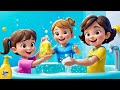 Bath Time Song | Fun and Cheerful Song for Kids | Nursery Rhymes & Kids Songs