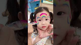 Transforming the face into a magical rainbow unicorn 🦄🌈