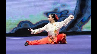 Women's taijiquan 女子太极拳 第二名 浙江队 陈小丽 9.61分 zhejiang chenxiaoli