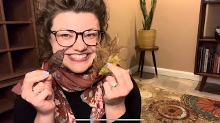 ASMR - Crunching some crispy fall leaves!!! 🍁🍂