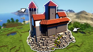 Castle Timelapse in Minecraft #Shorts