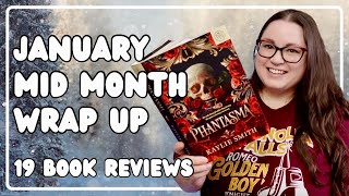 January Mid Month Reading Wrap Up | 19 book reviews!